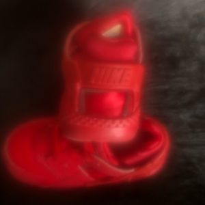 Red Nikes for toddlers